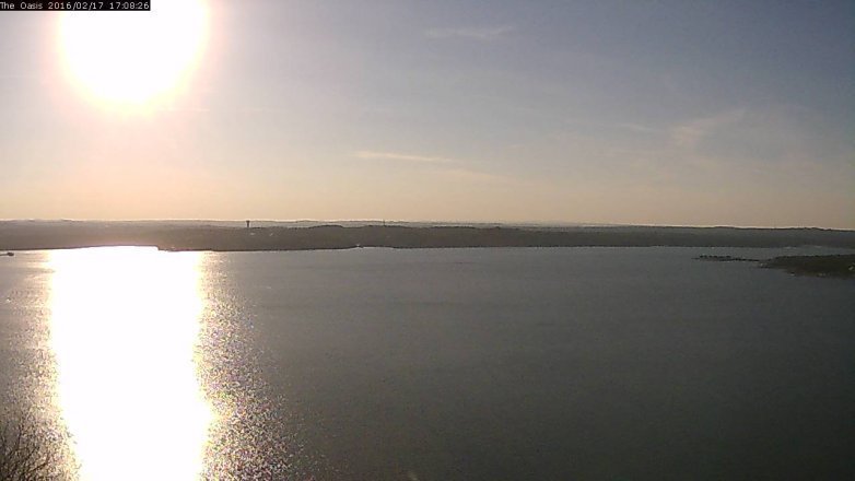 Lake Travis webcam, February 17, 2016 4:15 PM CT