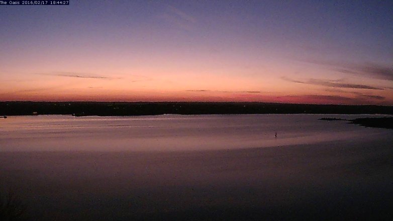 Lake Travis webcam, February 17, 2016 5:50 PM CT