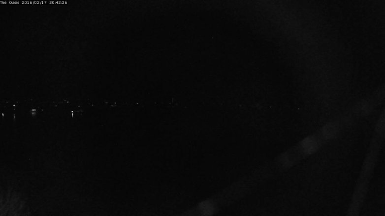Lake Travis webcam, February 17, 2016 7:50 PM CT