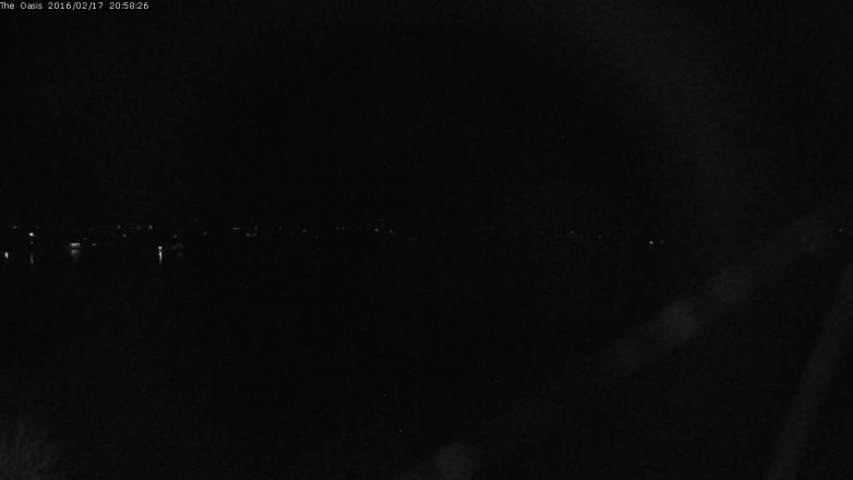 Lake Travis webcam, February 17, 2016 8:05 PM CT