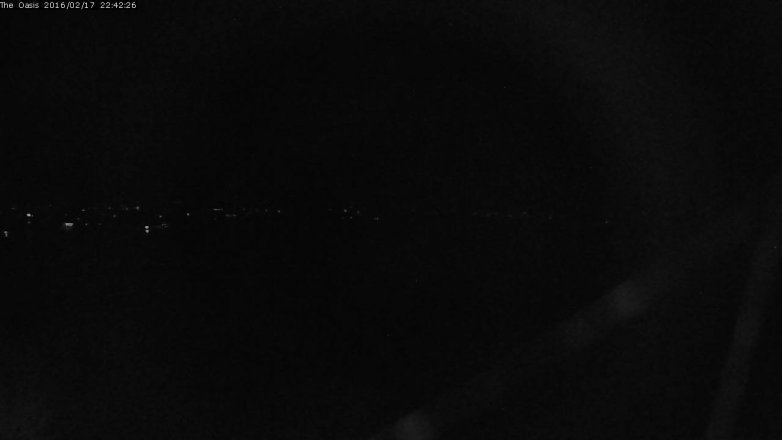 Lake Travis webcam, February 17, 2016 9:50 PM CT