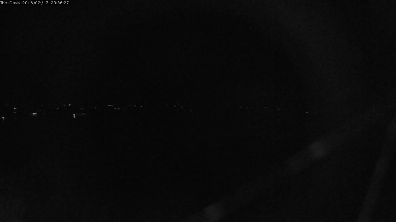 Lake Travis webcam, February 17, 2016 10:45 PM CT