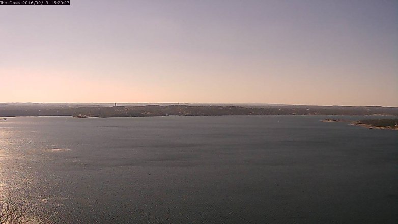 Lake Travis webcam, February 18, 2016 2:25 PM CT