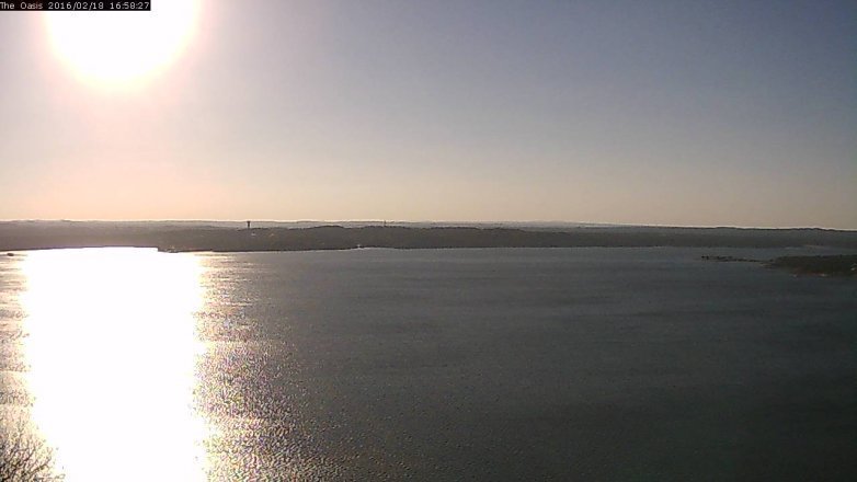 Lake Travis webcam, February 18, 2016 4:05 PM CT
