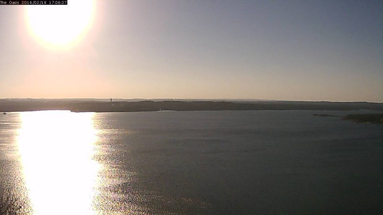 Lake Travis webcam, February 18, 2016 4:10 PM CT