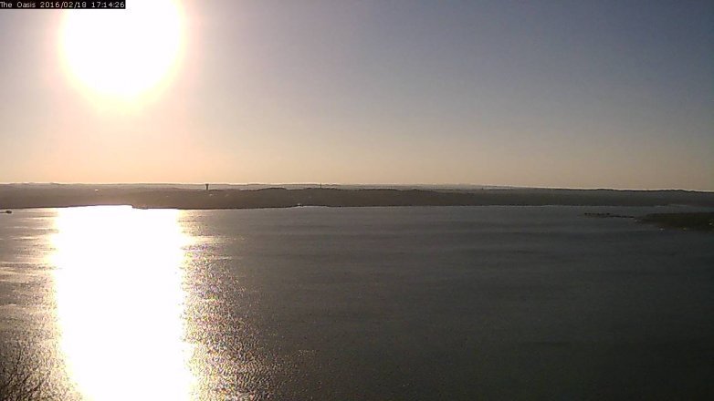 Lake Travis webcam, February 18, 2016 4:20 PM CT