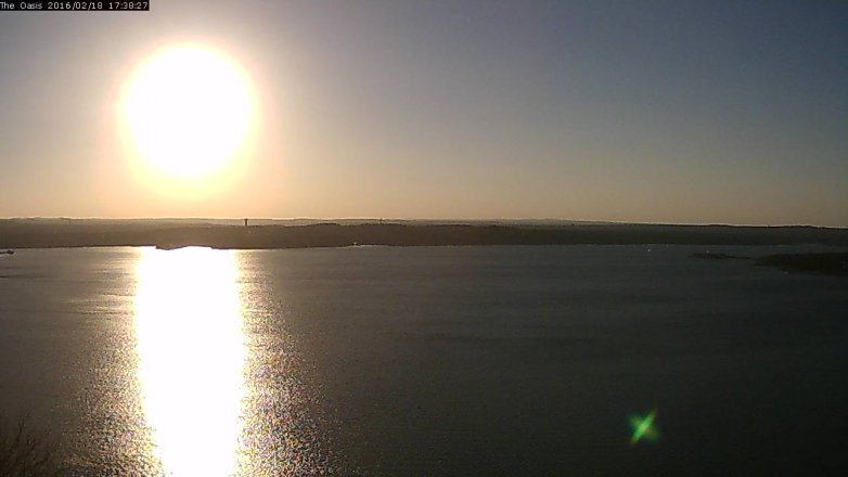 Lake Travis webcam, February 18, 2016 4:45 PM CT