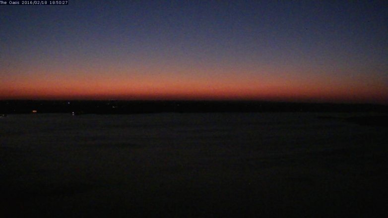 Lake Travis webcam, February 18, 2016 5:55 PM CT
