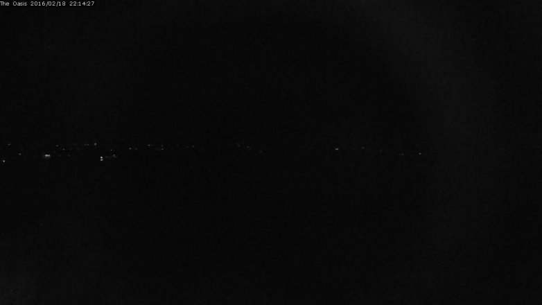 Lake Travis webcam, February 18, 2016 9:20 PM CT