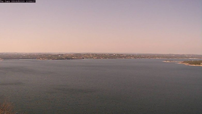 Lake Travis webcam, February 19, 2016 11:15 AM CT