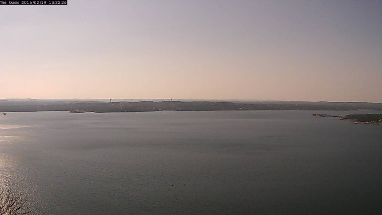 Lake Travis webcam, February 19, 2016 2:30 PM CT