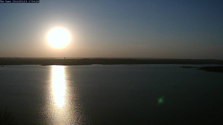 Lake Travis webcam, February 19, 2016 5:00 PM CT