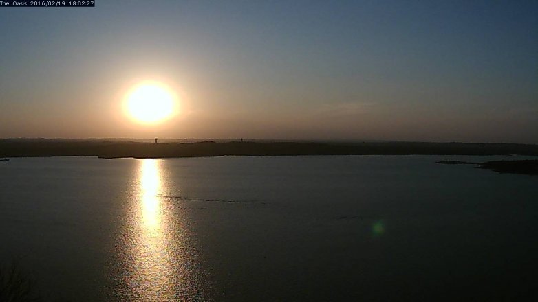 Lake Travis webcam, February 19, 2016 5:10 PM CT
