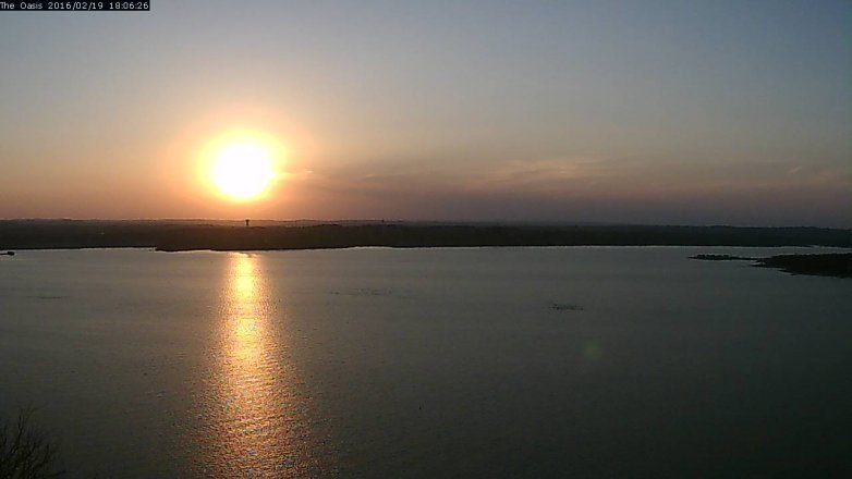 Lake Travis webcam, February 19, 2016 5:15 PM CT