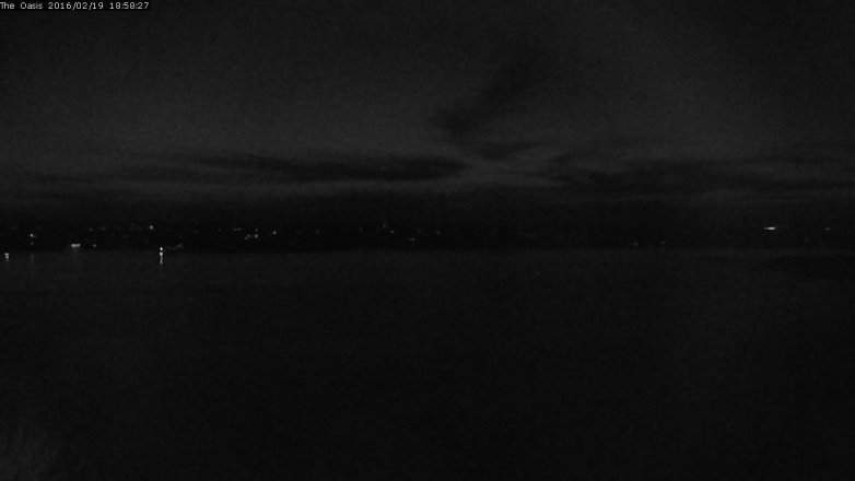 Lake Travis webcam, February 19, 2016 6:05 PM CT