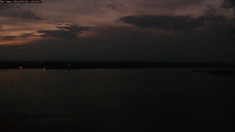 Lake Travis webcam, February 20, 2016 5:50 PM CT