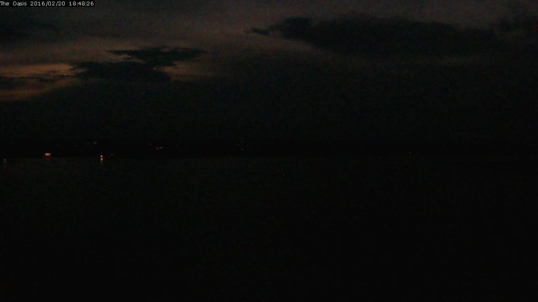 Lake Travis webcam, February 20, 2016 5:55 PM CT