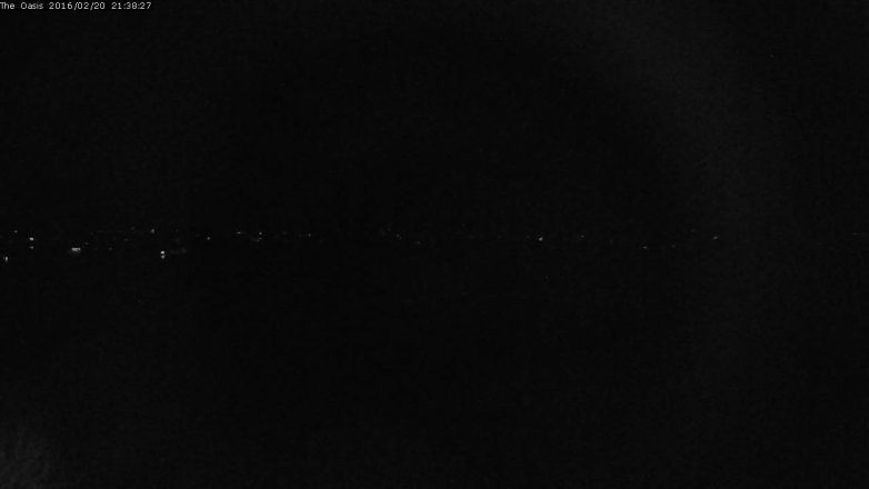 Lake Travis webcam, February 20, 2016 8:45 PM CT