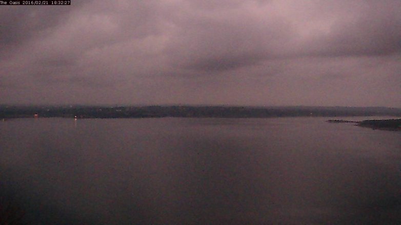 Lake Travis webcam, February 21, 2016 5:40 PM CT