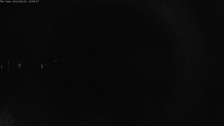 Lake Travis webcam, February 21, 2016 8:05 PM CT