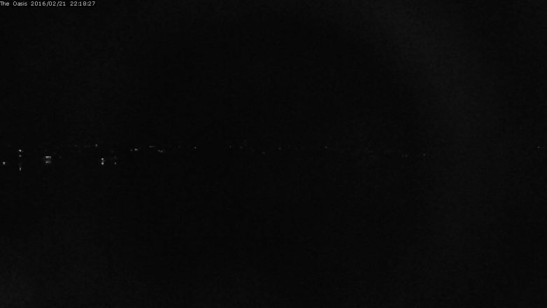 Lake Travis webcam, February 21, 2016 9:25 PM CT