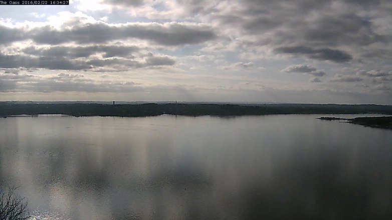 Lake Travis webcam, February 22, 2016 3:40 PM CT