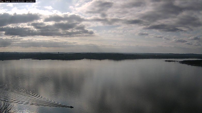 Lake Travis webcam, February 22, 2016 3:45 PM CT