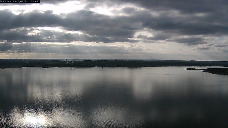 Lake Travis webcam, February 22, 2016 4:00 PM CT