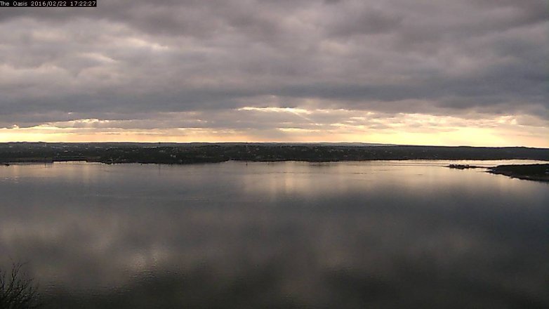 Lake Travis webcam, February 22, 2016 4:30 PM CT
