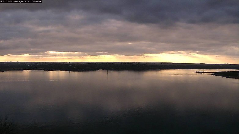 Lake Travis webcam, February 22, 2016 4:35 PM CT