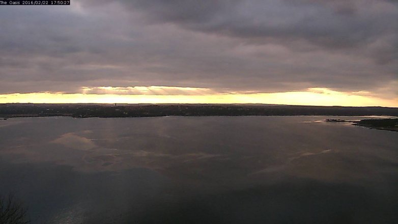 Lake Travis webcam, February 22, 2016 4:55 PM CT