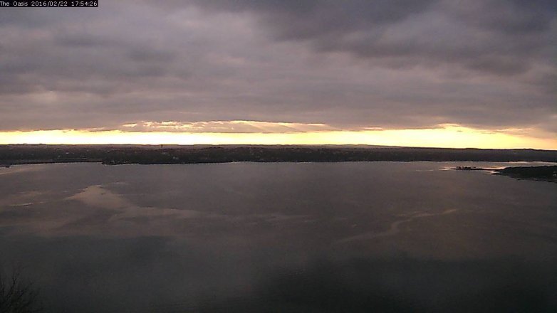Lake Travis webcam, February 22, 2016 5:00 PM CT