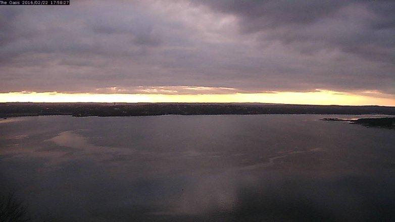 Lake Travis webcam, February 22, 2016 5:05 PM CT