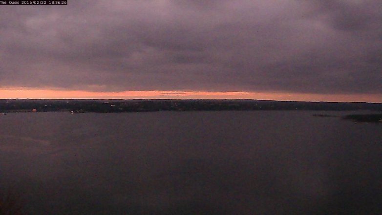Lake Travis webcam, February 22, 2016 5:40 PM CT