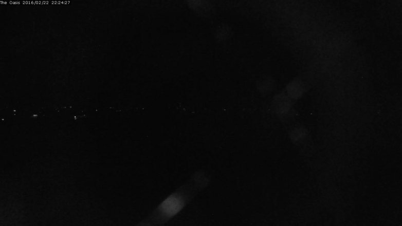 Lake Travis webcam, February 22, 2016 9:30 PM CT