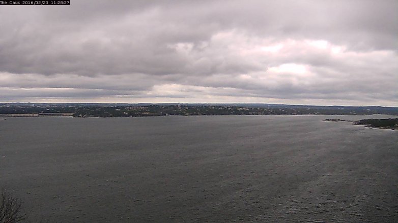 Lake Travis webcam, February 23, 2016 10:35 AM CT