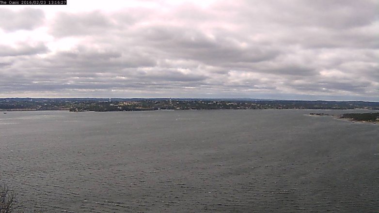 Lake Travis webcam, February 23, 2016 12:25 PM CT