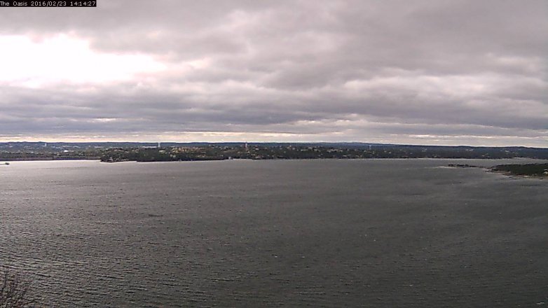 Lake Travis webcam, February 23, 2016 1:20 PM CT