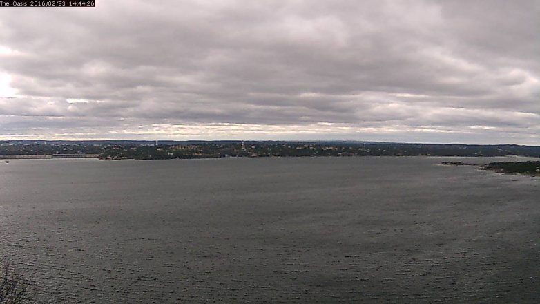 Lake Travis webcam, February 23, 2016 1:50 PM CT