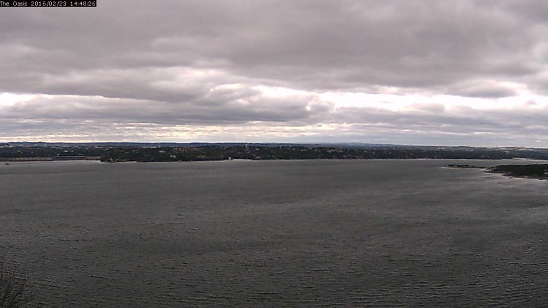 Lake Travis webcam, February 23, 2016 1:55 PM CT
