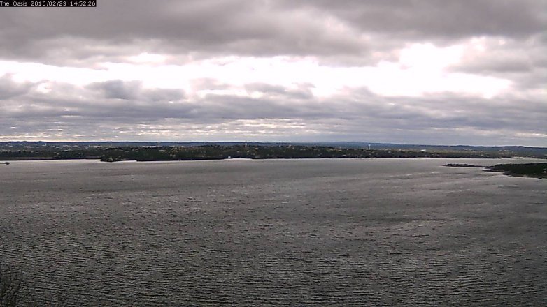 Lake Travis webcam, February 23, 2016 2:00 PM CT