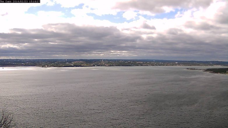 Lake Travis webcam, February 23, 2016 2:25 PM CT