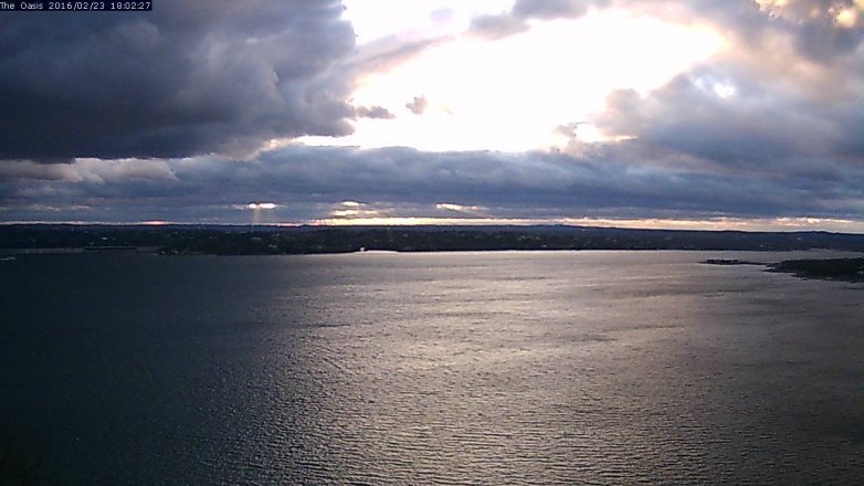 Lake Travis webcam, February 23, 2016 5:10 PM CT