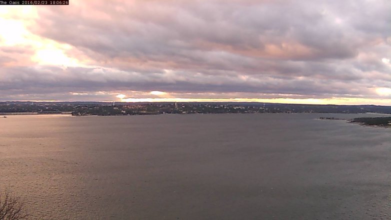 Lake Travis webcam, February 23, 2016 5:15 PM CT