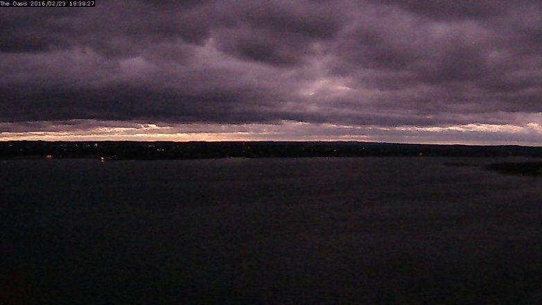 Lake Travis webcam, February 23, 2016 5:45 PM CT