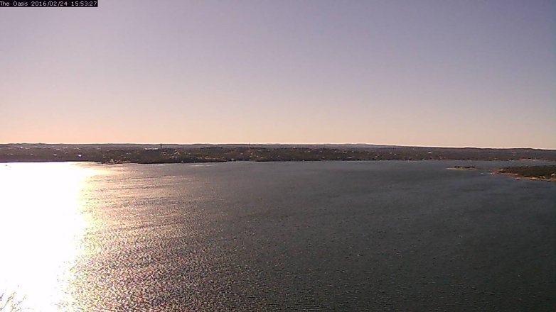 Lake Travis webcam, February 24, 2016 3:00 PM CT