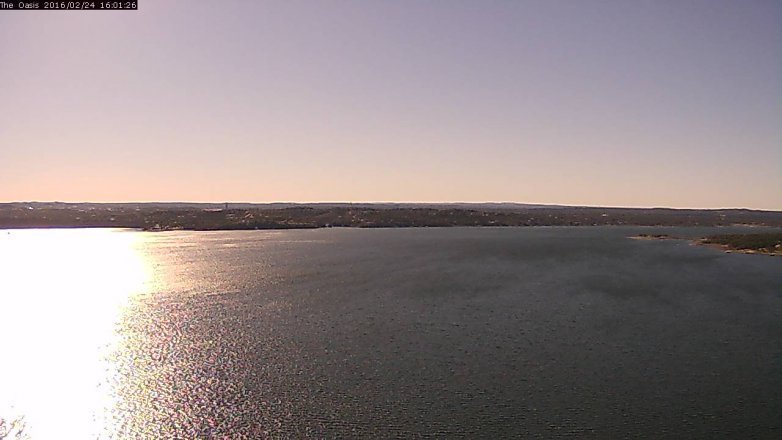 Lake Travis webcam, February 24, 2016 3:05 PM CT