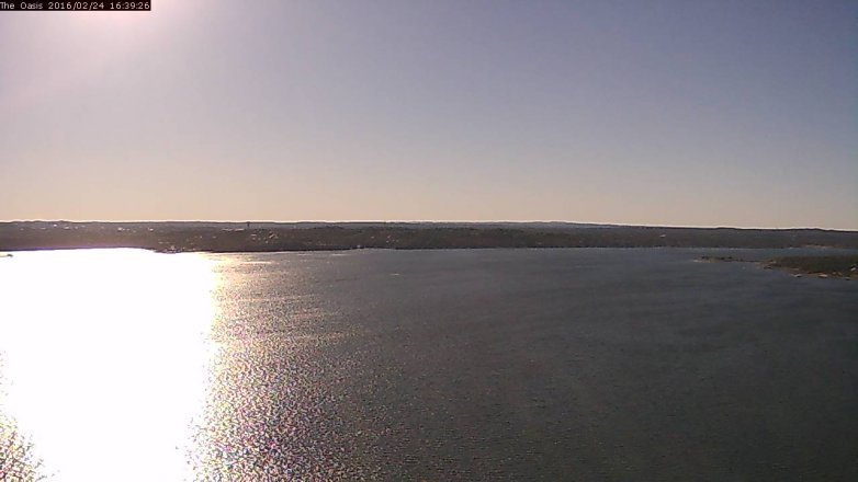 Lake Travis webcam, February 24, 2016 3:45 PM CT