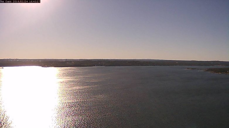 Lake Travis webcam, February 24, 2016 3:50 PM CT