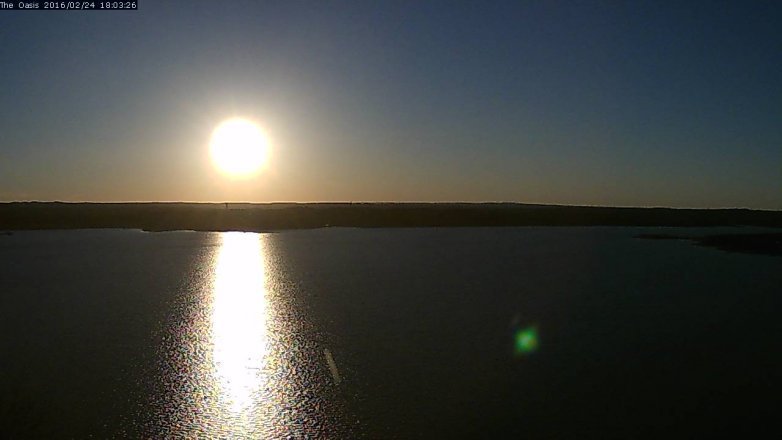 Lake Travis webcam, February 24, 2016 5:10 PM CT